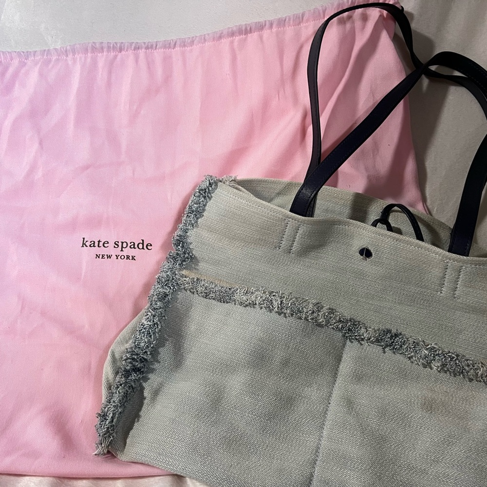 Kate Spade Jean Tote with Pink Dust Bag